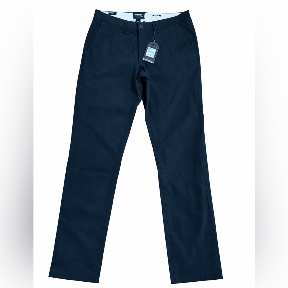 Ben Sherman Slim Fit Stretch Chino Pants Black NWT 36x32